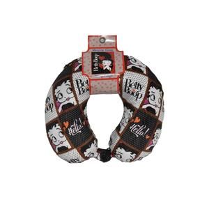 NEW BETTY BOOP travel neck pillow in black multi